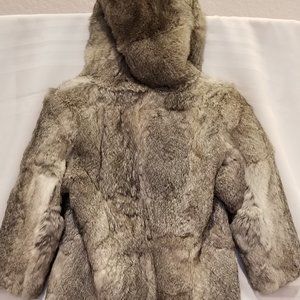 Wilson Vintage Gray Rabbit Fur Sweater